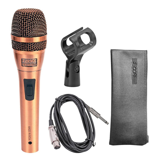 5Core XLR Microphone Dynamic Mic Karaoke Singing Studio Microfono Handheld Mics-0
